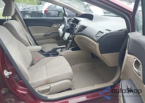 2012 Honda Civic Lx z USA, uszkodzony, nr VIN 2HGFB2F54CH512607